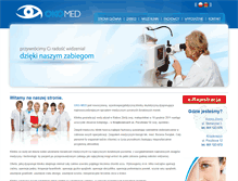 Tablet Screenshot of oko.med.pl